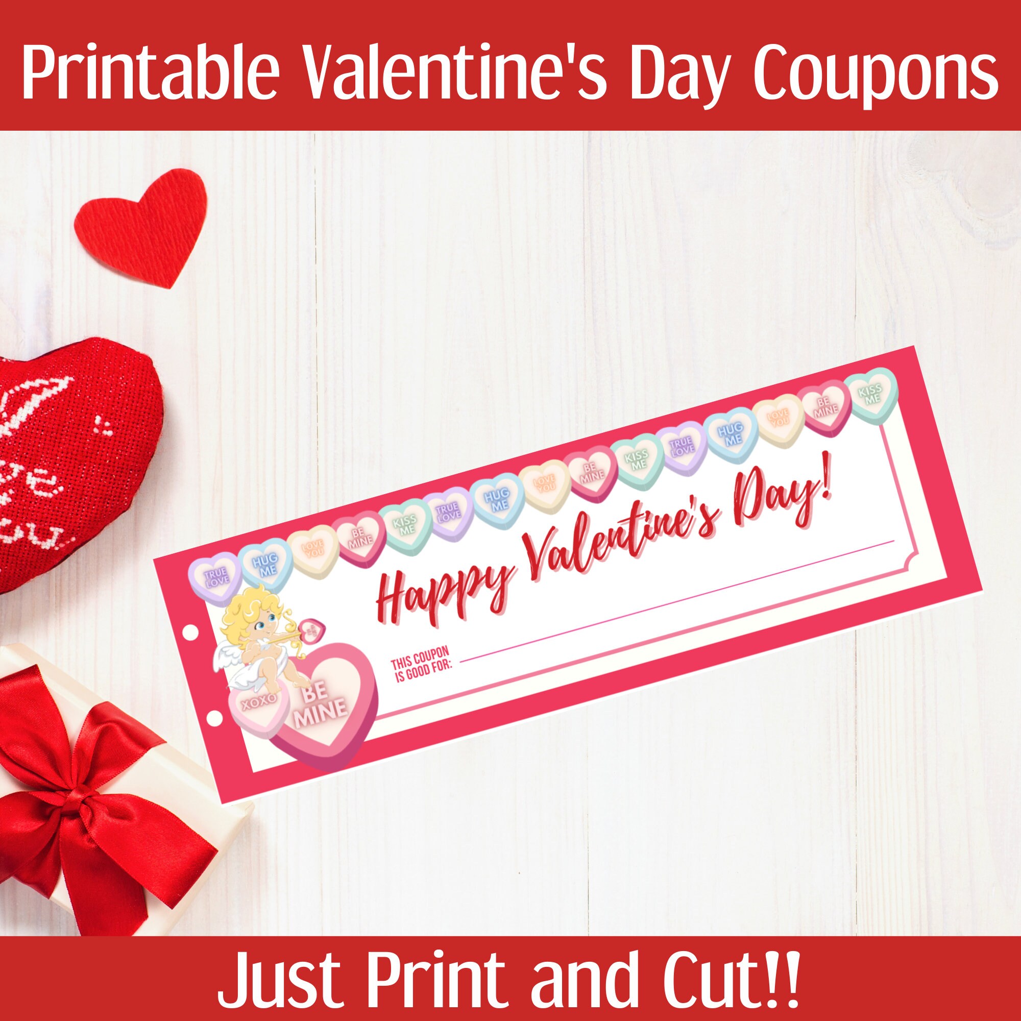 Valentine's Day Printable Coupon Book Couples - Etsy