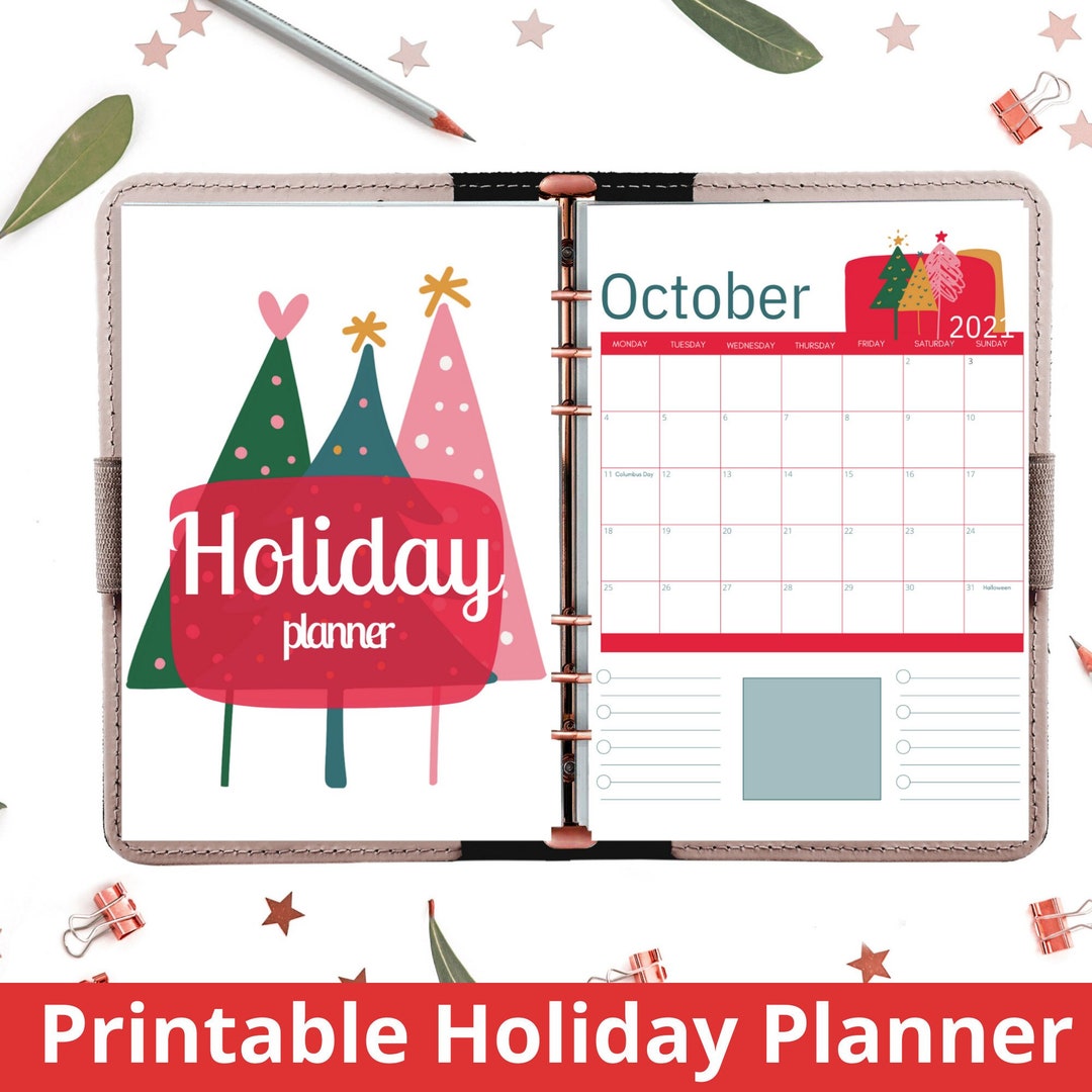 Printable Holiday Planner Gift Budget Christmas Plan - Etsy