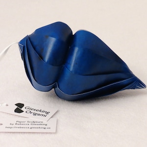 Thyra origami ornament - blue