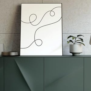 Abstract Line Art, Minimal Line Drawing Prints, Modern Sketch Print, Minimalist Line Art, Printable Wall Art, Printable Art, Simple Drawing