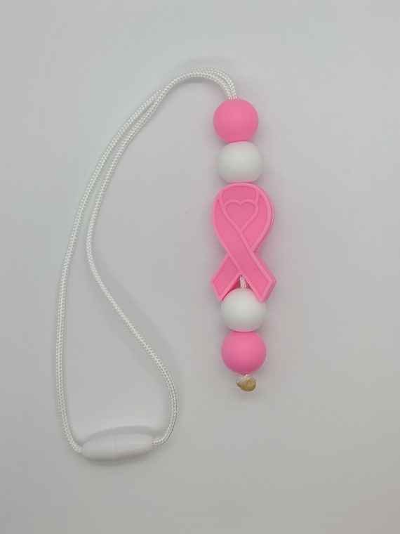 Pink Ribbon Breast Cancer Awareness Rearview Car Mirror Charm Etsy