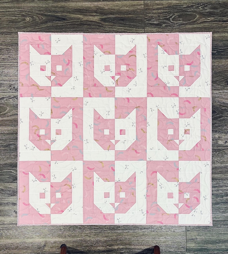 Copycat Quilt Pattern, Cat Quilt - Etsy
