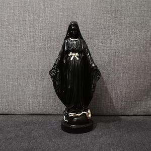 Virgin Mary Mother Of Jeasus -Madonna- Alabaster Handmade Sculpture 17.5cm-6.89in White Marble Free Shipping - Free Tracking Number