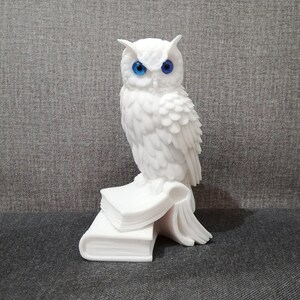 Owl on Books 17cm-6.7in The Symbol of Wisdom and Prudence Handmade Greek Statue Free Shipping - Free Tracking Number