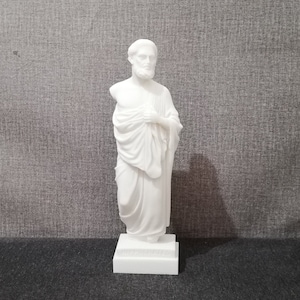 Hippocrates The Father of Medicine 24cm-9.45in Ancient Greece Handmade Marble Cast Sculpture Free Shipping - Free Tracking Number