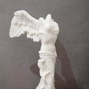 Nike Of Samothrace | The Winged Victory | 36cm-14in The Symbol of Victory Alabaster Handmade Sculpture Free Shipping - Free Tracking Number