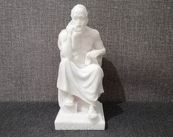 ソクラテス像：手描きのアラバスター製ギリシャ哲学者彫刻 - Etsy 日本