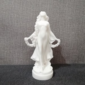 Proserpina Persephone Goddess Of Cult, Myths & Mysteries Alabaster Handmade Sculpture 18cm-7.08in Free Shipping Free Tracking Number image 1