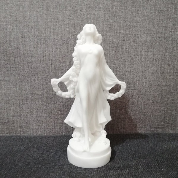 Proserpine - Perséphone, déesse du culte, des mythes et des mystères, sculpture faite main en albâtre 18 cm-7,08 po. Livraison gratuite - Numéro de suivi gratuit