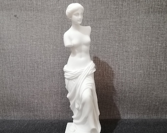 手作りアラバスター製ミロのヴィーナス像 - ギリシャの女神彫刻 (23.62