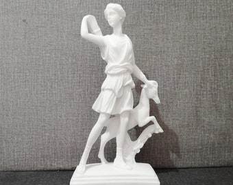 弓を持つアルテミス 古代ギリシャ・ローマの狩猟の女神 高さ22cm（8.66