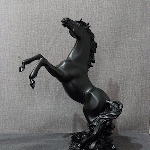 Horse Statue 32.5cm-12.80in Home Decor Marble and Alabaster Beautiful Handmade Greek Sculpture Free Shipping - Free Tracking Number
