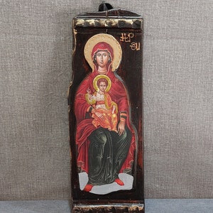Virgin Mary Mother of God Orthodox icon Religious Gift, 36cm x 13cm Orthodox, Free Shipping - Free Tracking Number