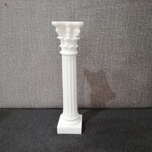 Corinthian Column Ancient Greek Architecture 20.5cm-8.07in Alabaster Handmade Sculpture Greek Art Free Shipping - Free Tracking Number