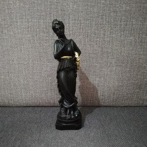 Dancer With Finger on Chin by Antonio Canova 15.5cm-6.10in Museum Copy Alabaster Handmade Sculpture Free Shipping - Free Tracking Number