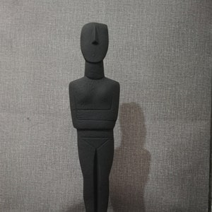 Cycladic Idol 38cm - 14.96in Cycladic Art | Ancient Greece Alabaster Handmade Sculpture White Marble Free Shipping - Free Tracking Number