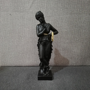 Dancer With Finger on Chin by Antonio Canova 25cm-9.84in Museum Copy Alabaster Handmade Sculpture Free Shipping - Free Tracking Number