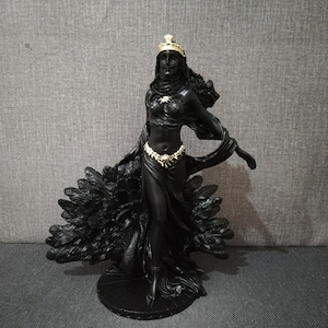 Hera Greek Roman Goddess of Marriage & Family Alabaster Handmade Sculpture 25.5cm-10.03in White Marble Free Shipping - Free Tracking Number