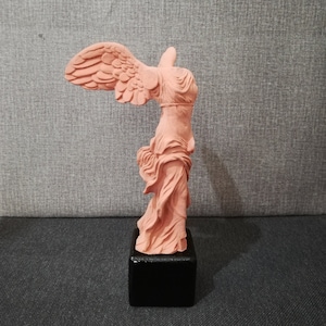 Nike of Samothrace 22.5cm - 8.85in The Winged Symbol of Victory Alabaster Handmade Sculpture Free Shipping - Free Tracking Number