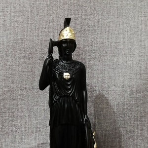 Athena Pallas Ancient Greek Roman Goddess Athena 41cm - 16.14In Large Size Alabaster Handmade Statue Free Shipping - Free Tracking Number