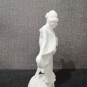 Proserpina Persephone Goddess Of Cult, Myths & Mysteries Alabaster Handmade Sculpture 18cm-7.08in Free Shipping Free Tracking Number image 7