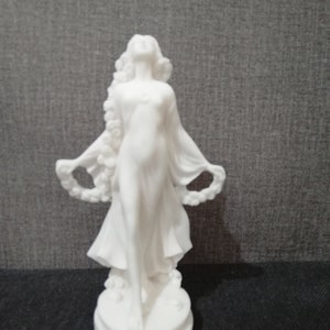 Proserpina Persephone Goddess Of Cult, Myths & Mysteries Alabaster Handmade Sculpture 18cm-7.08in Free Shipping Free Tracking Number image 2