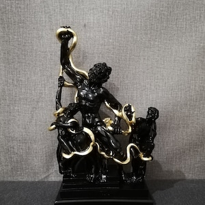 Laocoön and his sons Ancient Greek Museum Copy 29cm-11.41in Handmade Marble & Cast Alabaster Sculpture Free Shipping - Free Tracking Number
