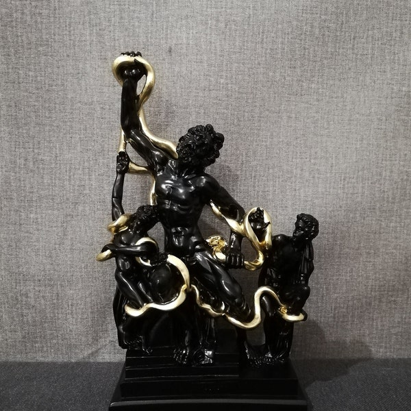 Laocoön and his sons Ancient Greek Museum Copy 29cm-11.41in Handmade Marble & Cast Alabaster Sculpture Free Shipping - Free Tracking Number