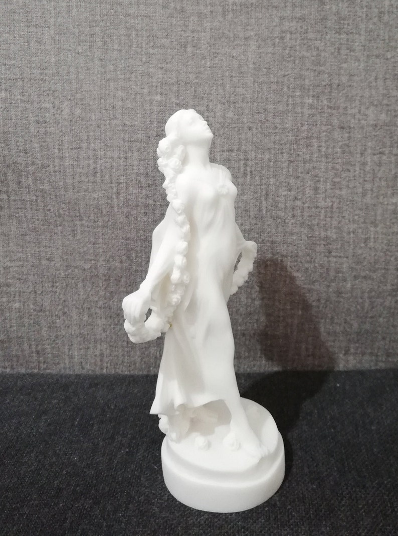 Proserpina Persephone Goddess Of Cult, Myths & Mysteries Alabaster Handmade Sculpture 18cm-7.08in Free Shipping Free Tracking Number image 4