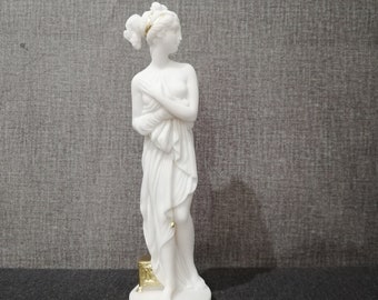 手作りアラバスター製コレ像：古代ギリシャ彫刻（15 cm） - Etsy 日本