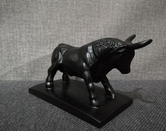 雄牛 6.7 cm-2.63 インチ 牡牛座ゼウス - ヨーロッパ 動物 室内装飾
