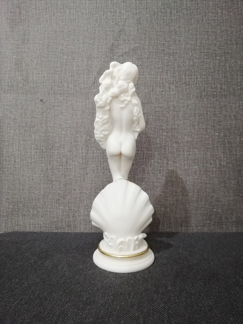 Aphrodite Alabaster Sculpture: Greek Goddess Venus Statue, Handmade in ...