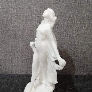 Proserpina Persephone Goddess Of Cult, Myths & Mysteries Alabaster Handmade Sculpture 18cm-7.08in Free Shipping Free Tracking Number image 8