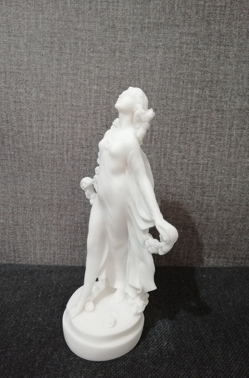 Proserpina Persephone Goddess Of Cult, Myths & Mysteries Alabaster Handmade Sculpture 18cm-7.08in Free Shipping Free Tracking Number image 8