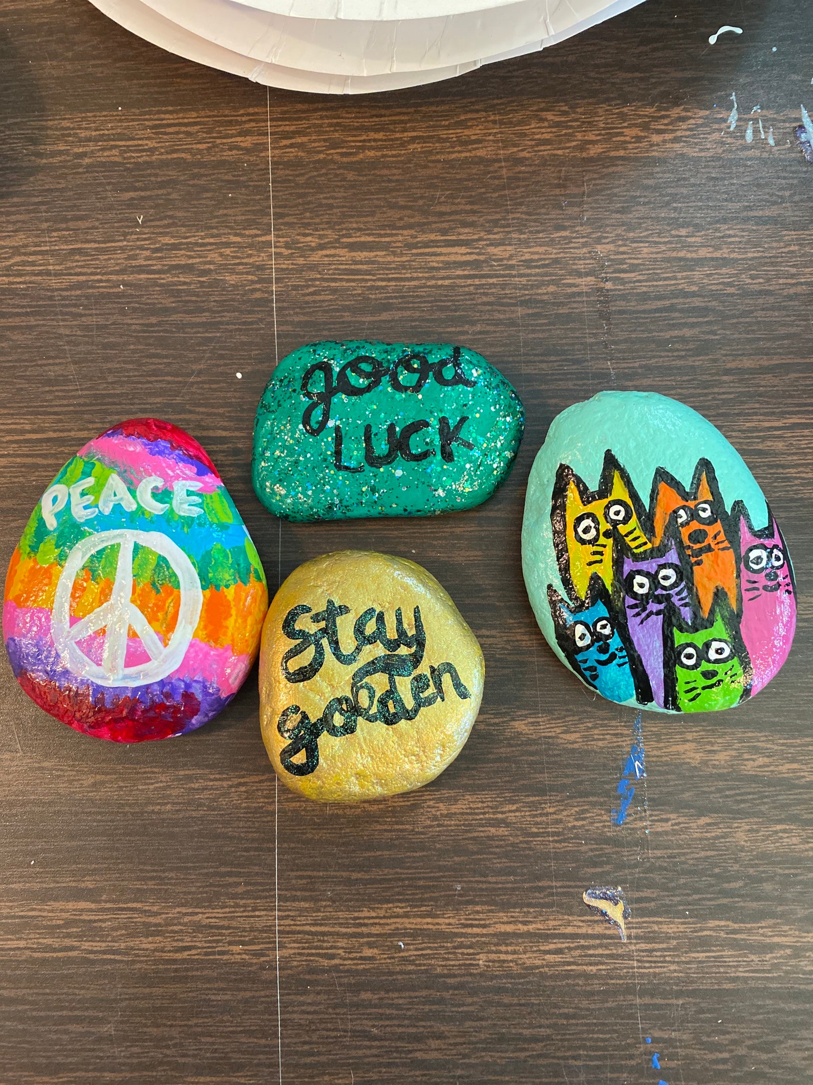 Custom Painted River Rocks Etsy