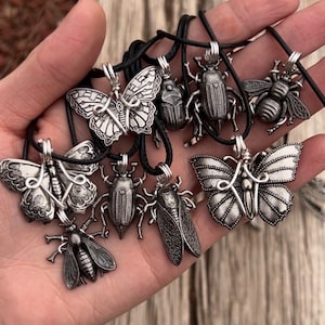 beetle/bug metal pendants