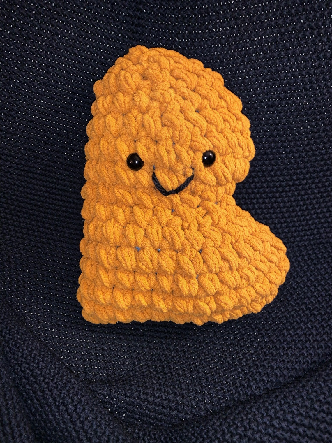 Large Handmade Crochet Chicken Nugget | Etsy