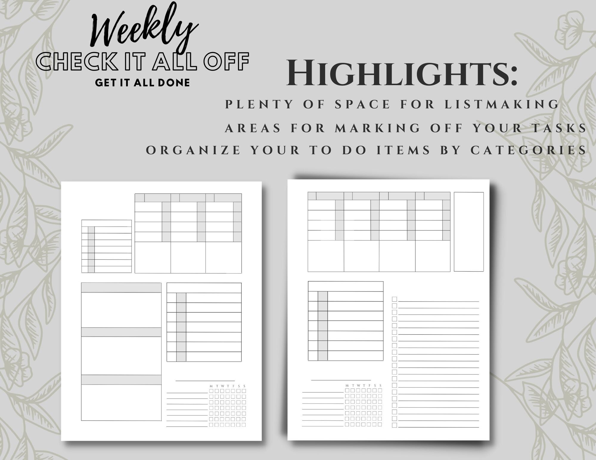 Weekly Get It All Done & Check It All off // Flylady Cleaning System ...