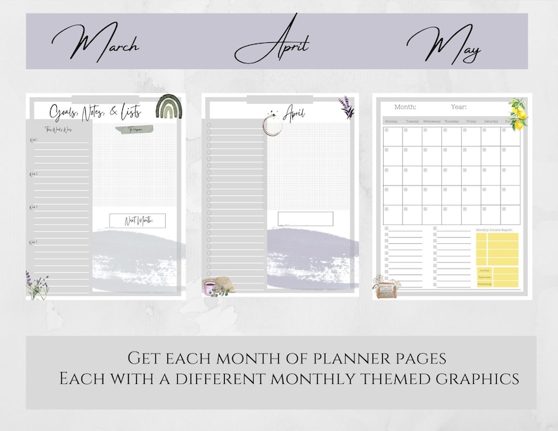 Here is March, April, and May's theme!