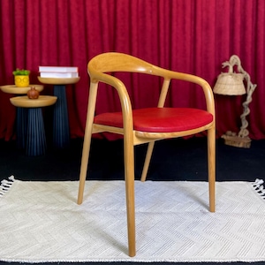 Mid Century Modern Dining Chair, Scandinavian Dining Chair, Dining Room Chair, Wooden Dining Chair, MCM Dining Chair Set of, Designer Chair