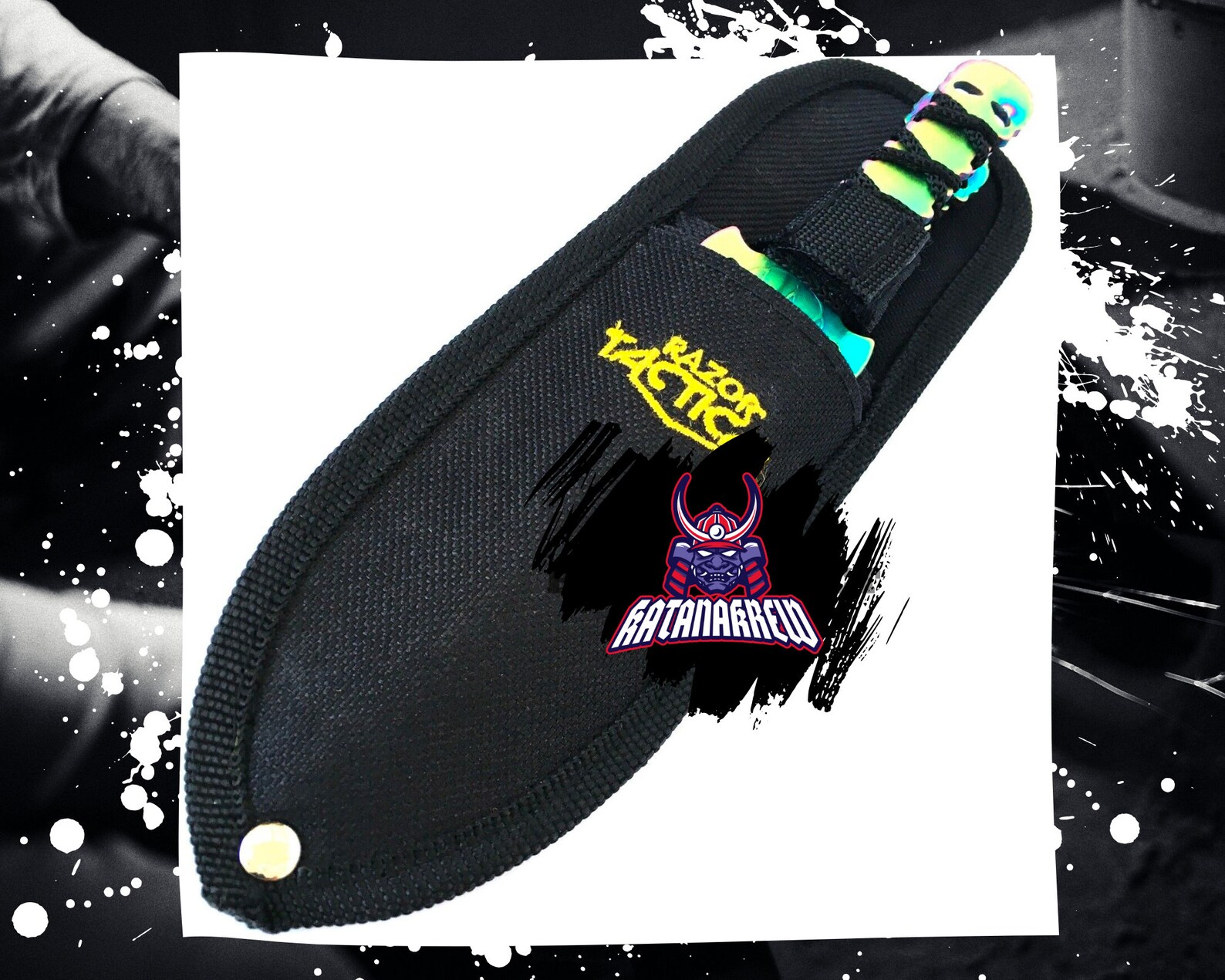 3PC Ninja Ninjutsu Kunai Throwing Knife Sheath BLUE SET Etsy