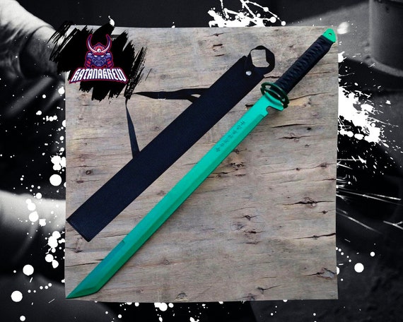 27 Ninja Sword Tactical Fixed BLADE Machete w/ 2 Throwing Knife + Sheath  Set