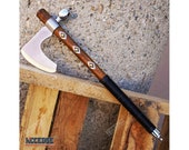 19 quot native american peace pipe tomahawk hatchet replica with functional pipe