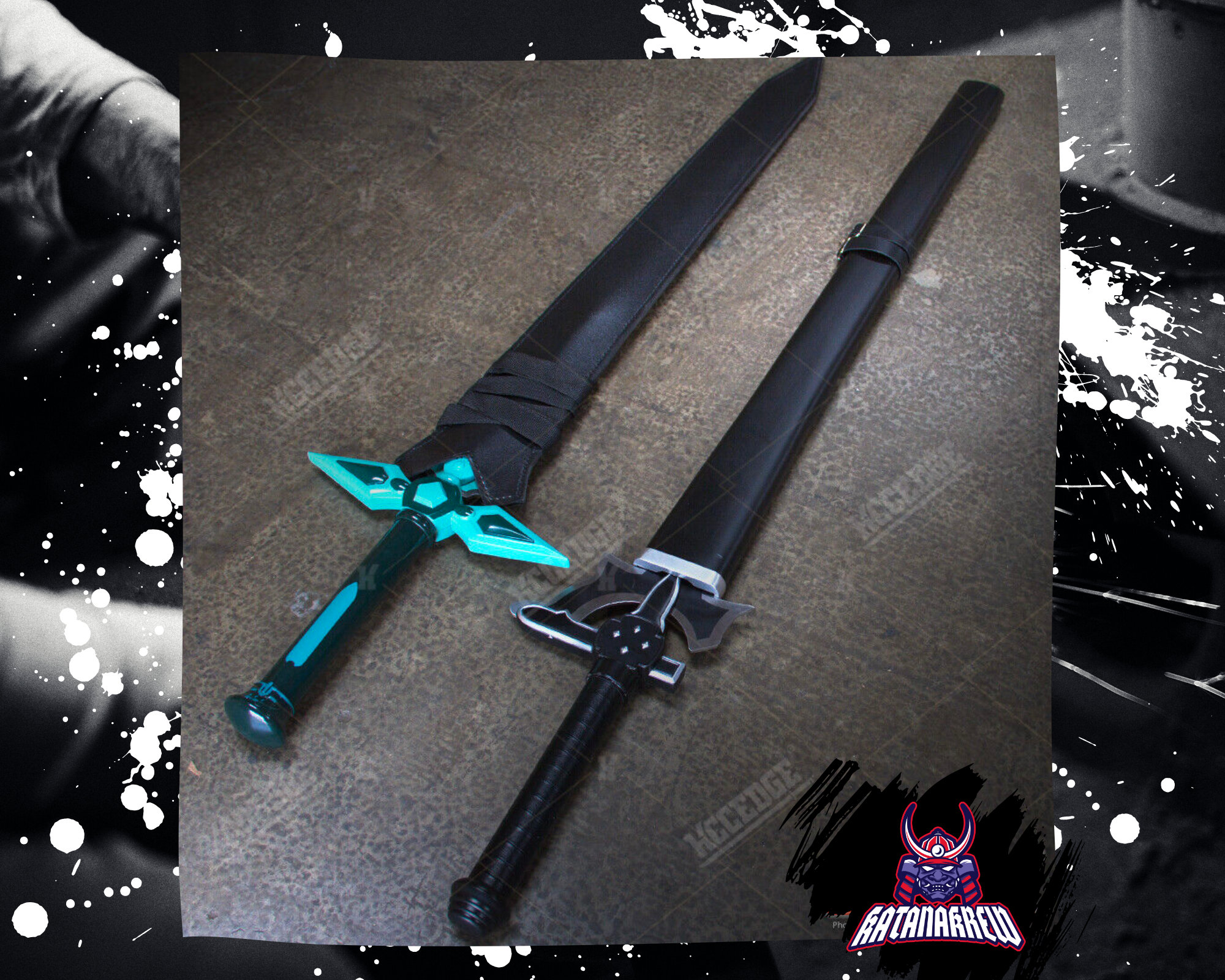 One Piece Dracule Mihawk Black Sword 130cm Cosplay Weapon Prop