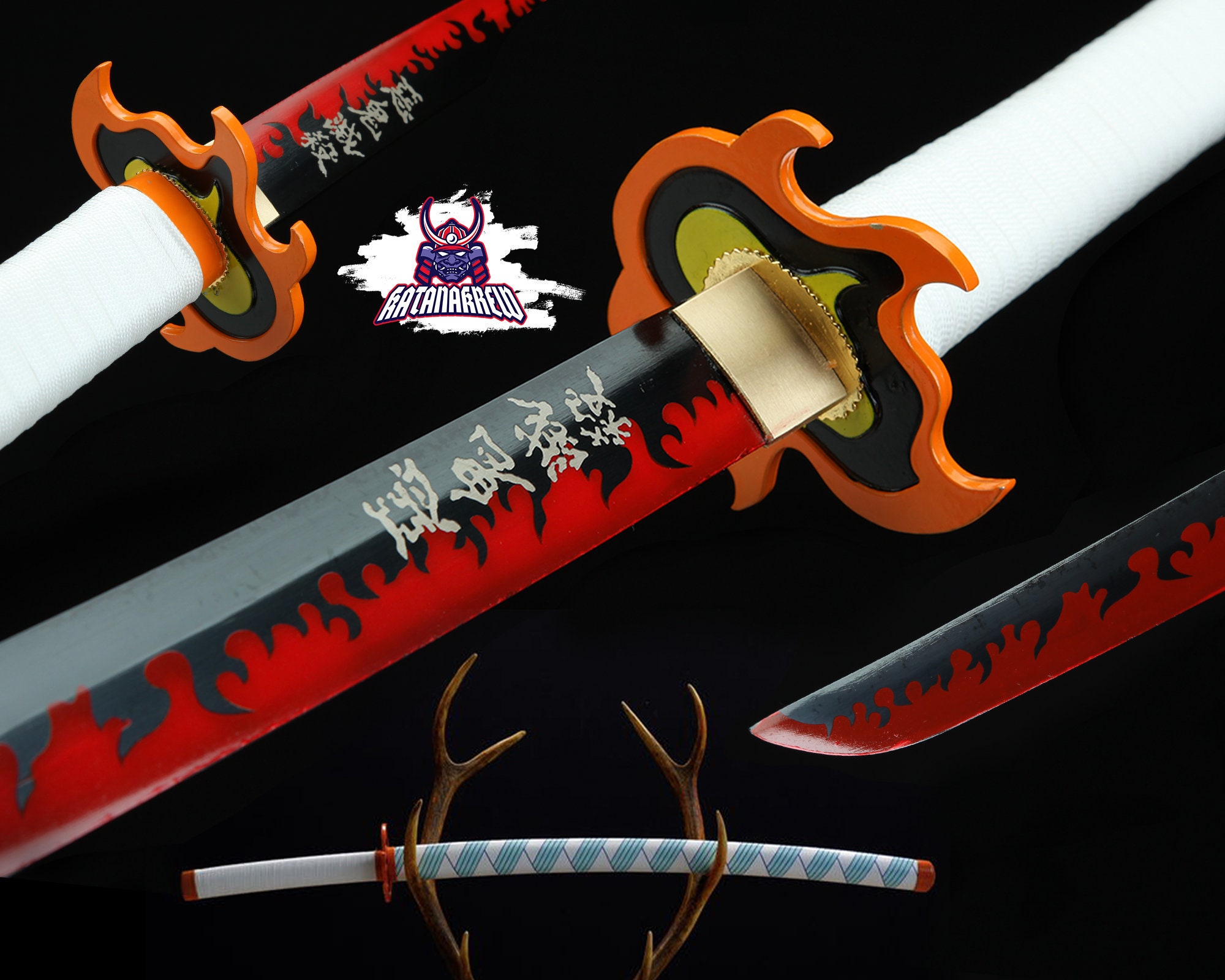 Achete Epee Rengoku Pas Cher, Demon Slayer Sabre - Repliksword