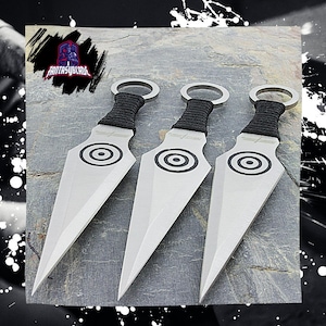 12 PC 6 Tactical Ninja Hunting Blade Ninjutsu Kunai Throwing Knife Set w  Sheath