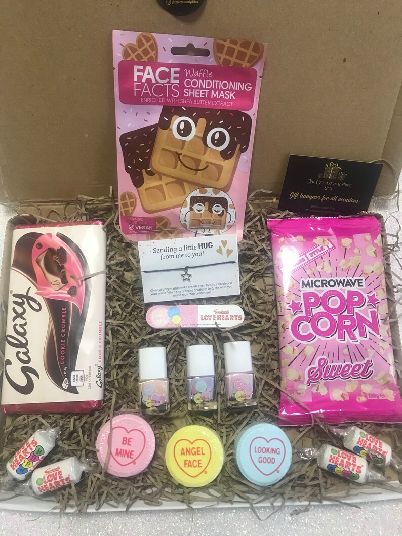 Teenage Girl Pamper Hamper, Hug in a Box, Girls Gift Box, Happy