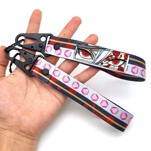 Demon Anime Sound Pillar Embroidered Key Strap Wrist Lanyard - Etsy