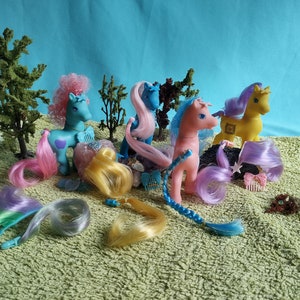 My Little Pony G2 Changing Hair Ponies (lot of 2)