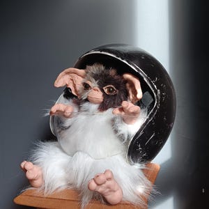 Gizmo Mogwai - Fatto a mano - a grandezza naturale - ispirato al film Gremlins